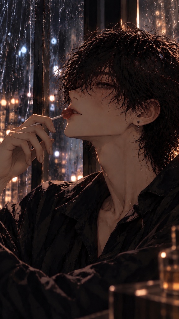 【12枚イラストセット】Ritsu — Sleepless Rain 