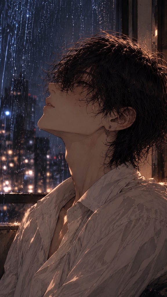 【12枚イラストセット】Ritsu — Sleepless Rain