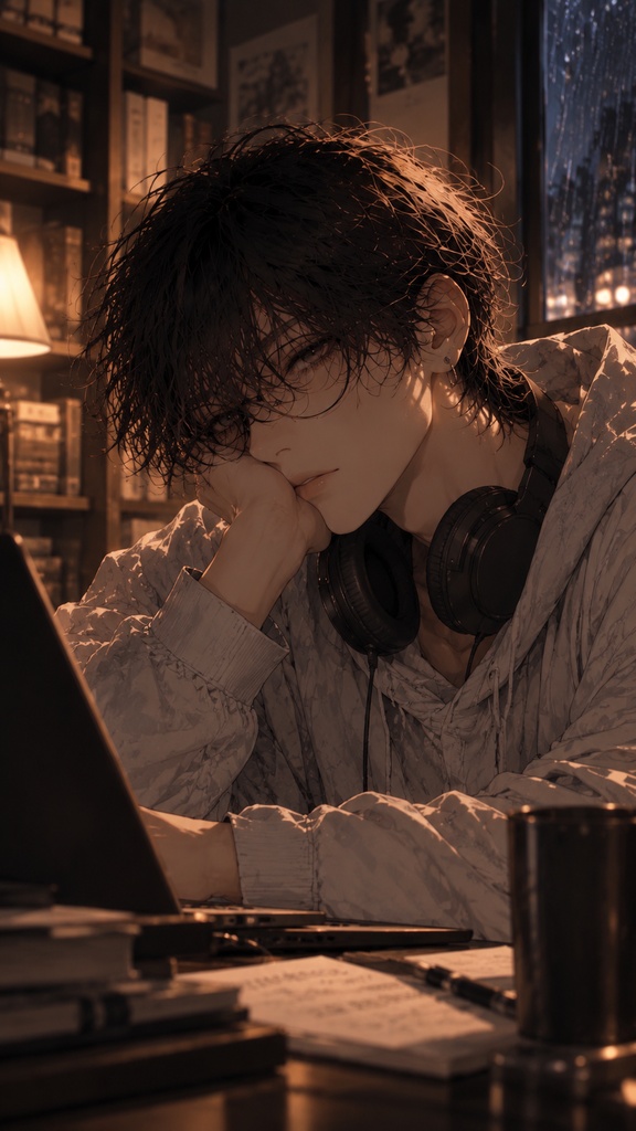 【12枚イラストセット】Ritsu — Sleepless Rain