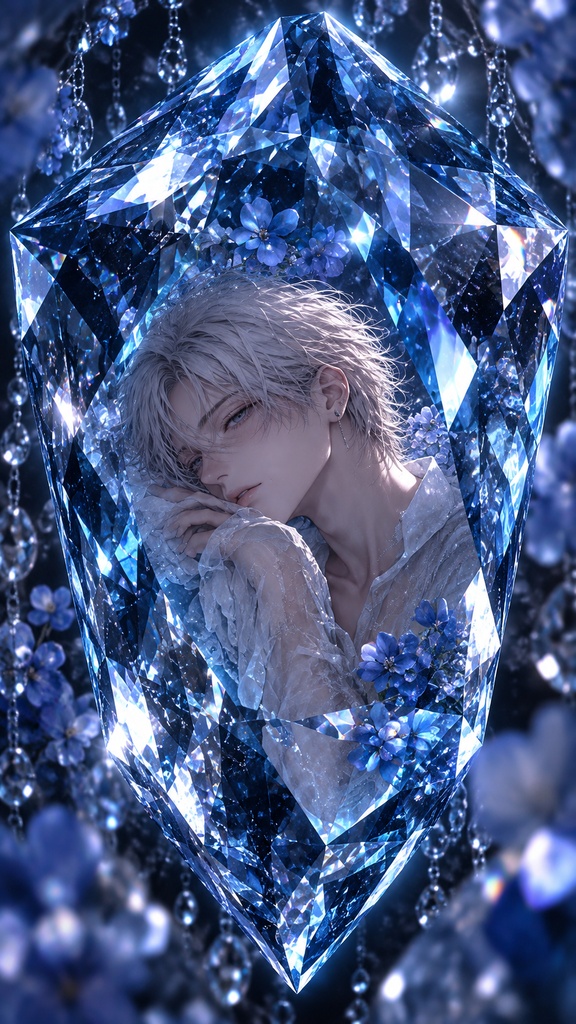 Ren & Nagi — Jewelbound Dreams — 宝石に眠るふたり【スマホ壁紙6枚セット】