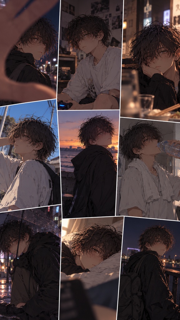 【12枚イラストセット】 Ritsu|UNSEEN DAYS — Off Shot Collection 12