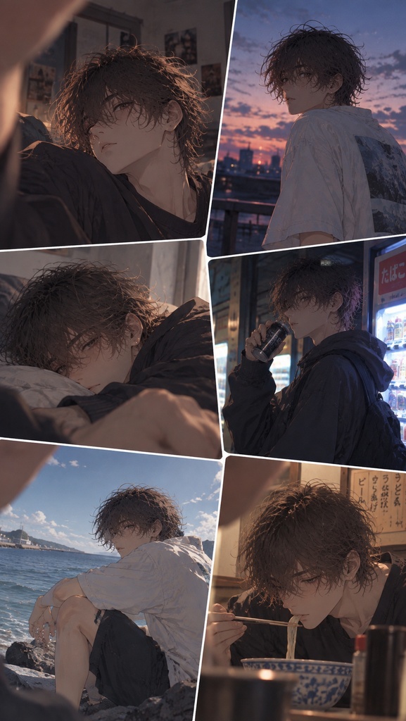 【12枚イラストセット】 Ritsu|UNSEEN DAYS — Off Shot Collection 12