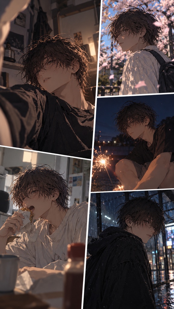 【12枚イラストセット】 Ritsu|UNSEEN DAYS — Off Shot Collection 12