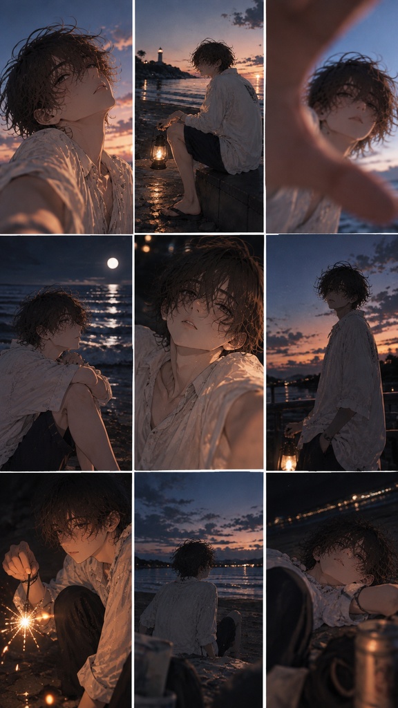 【12枚イラストセット】 Ritsu|UNSEEN DAYS — Off Shot Collection 12