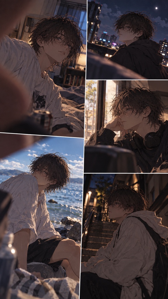 【12枚イラストセット】 Ritsu|UNSEEN DAYS — Off Shot Collection 12
