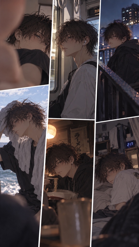 【12枚イラストセット】 Ritsu|UNSEEN DAYS — Off Shot Collection 12
