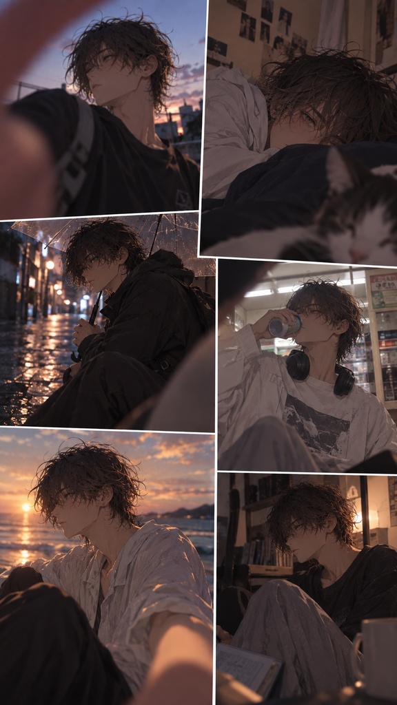 【12枚イラストセット】 Ritsu|UNSEEN DAYS — Off Shot Collection 12