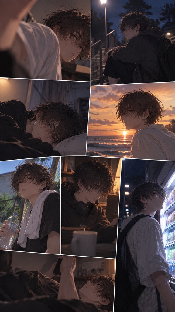 【12枚イラストセット】 Ritsu|UNSEEN DAYS — Off Shot Collection 12