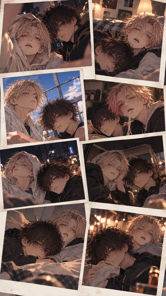 【イラスト集】Dahlia&Soleil|Days We Never Posted — Off Shot Collection 12【スマホ壁紙】