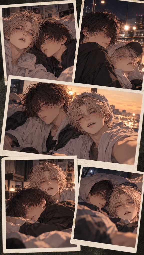 【イラスト集】Dahlia&Soleil|Days We Never Posted — Off Shot Collection 12【スマホ壁紙】