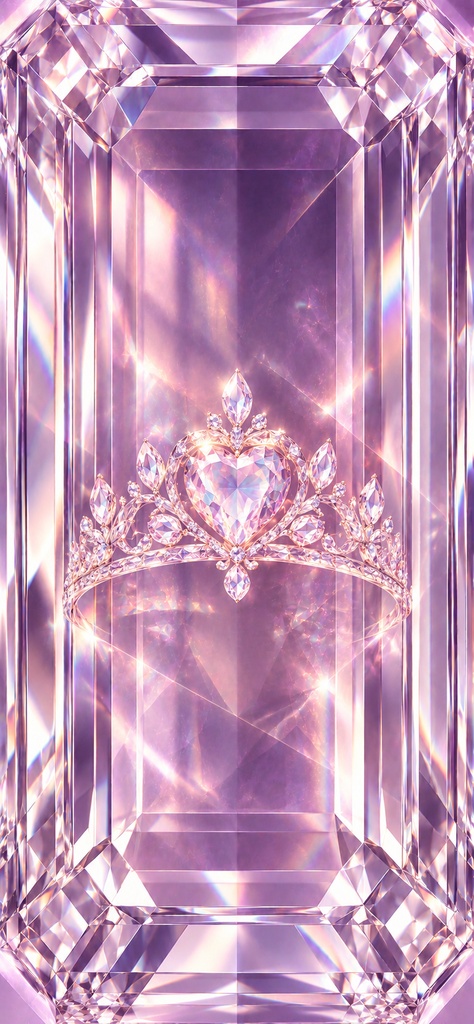 【壁紙】Princess Jewel Collection ― 永遠の輝きを閉じ込めた宝石壁紙・7色セット