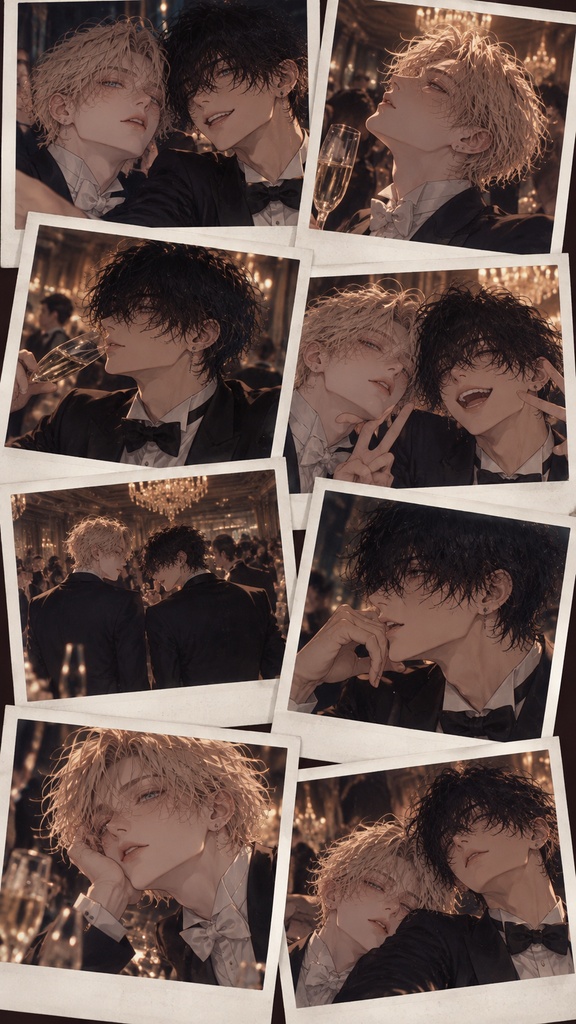 【14枚イラストセット】Soleil & Dahlia|Snapshots of Us【壁紙】