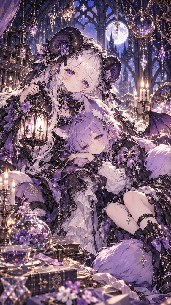 【壁紙】リリィア＆ルシェ|擬人化【期間限定】