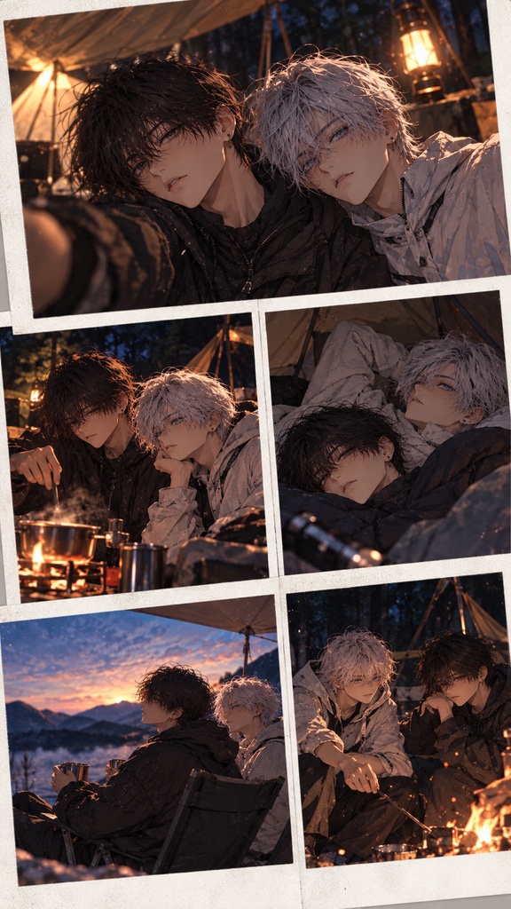 【16枚イラストセット】Ren & Nagi|OFF SHOT MEMORIES