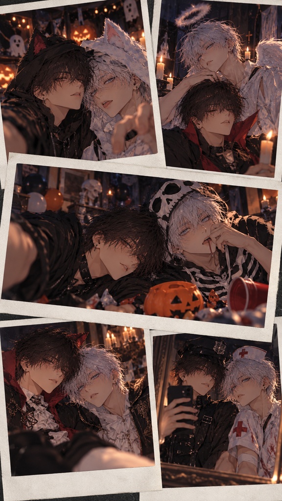 【16枚イラストセット】Ren & Nagi|OFF SHOT MEMORIES