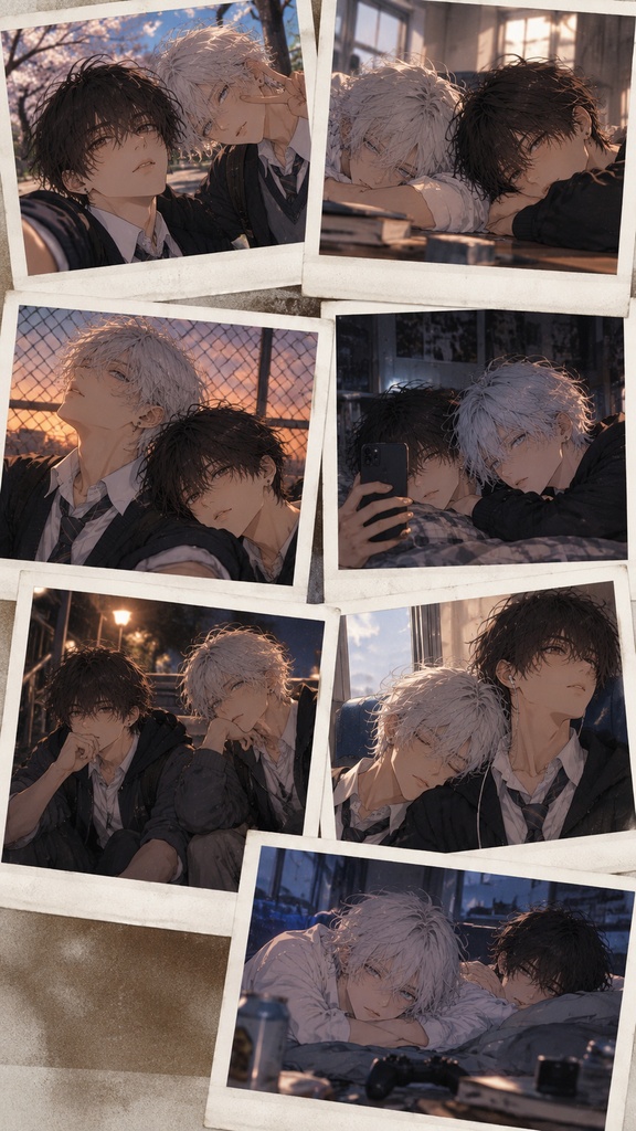 【16枚イラストセット】Ren & Nagi|OFF SHOT MEMORIES