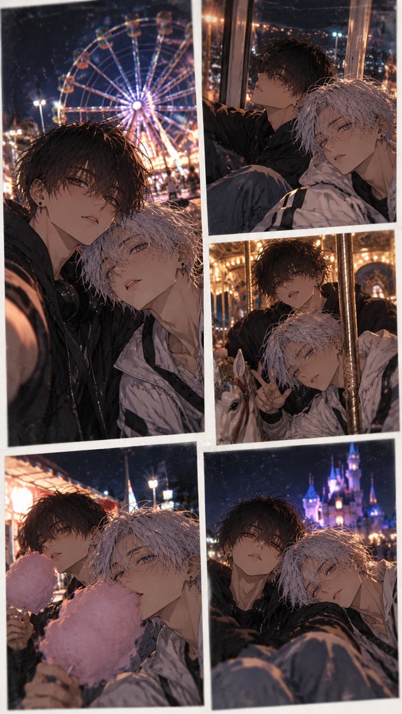 【16枚イラストセット】Ren & Nagi|OFF SHOT MEMORIES
