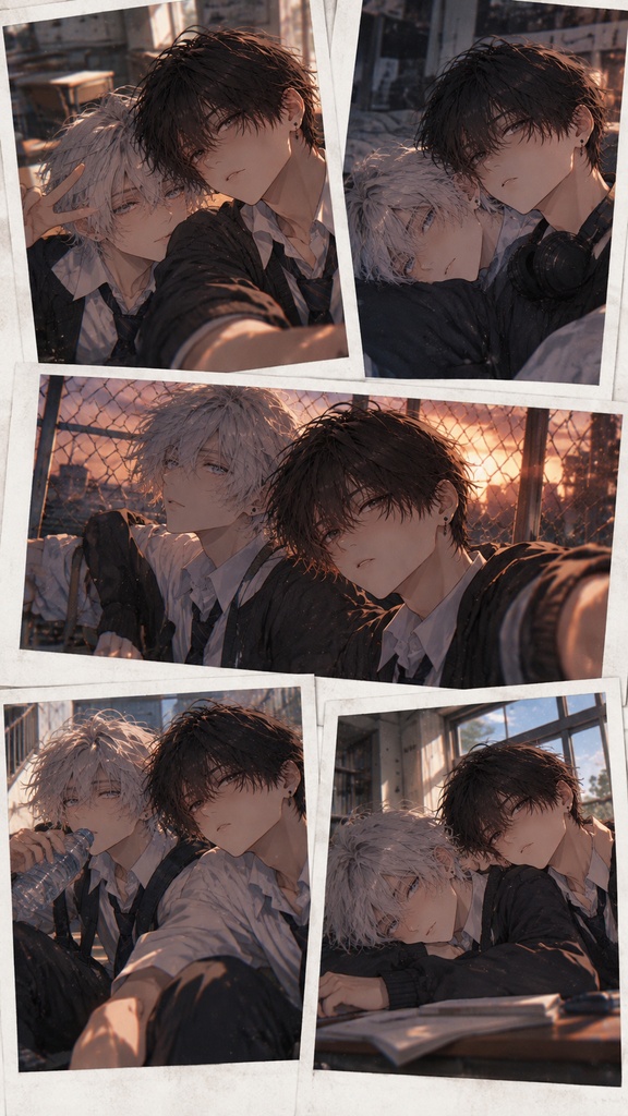 【16枚イラストセット】Ren & Nagi|OFF SHOT MEMORIES