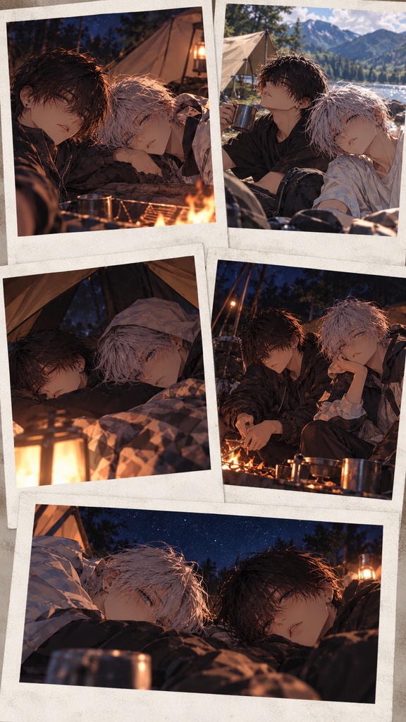【16枚イラストセット】Ren & Nagi|OFF SHOT MEMORIES