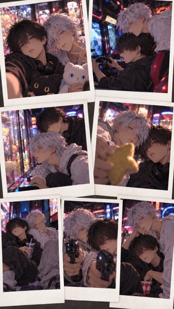 【16枚イラストセット】Ren & Nagi|OFF SHOT MEMORIES