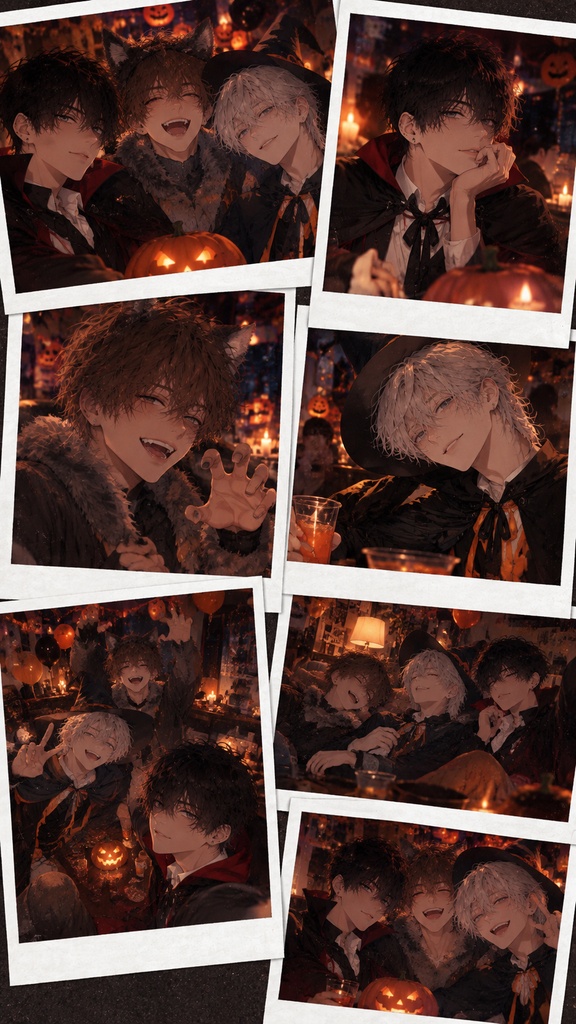 【イラスト集】Ritsu・Ren・Nagi - Halloween Party