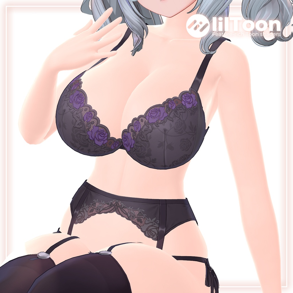 【liltoon】メロ肌マテリアル(汎用)調整済みマテリアル