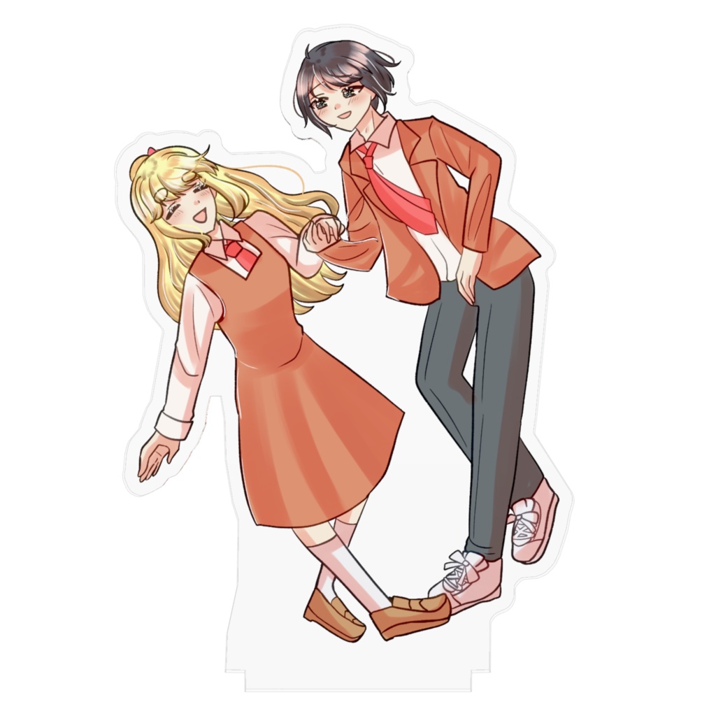 アクリルスタンド(ふわりとテツ)