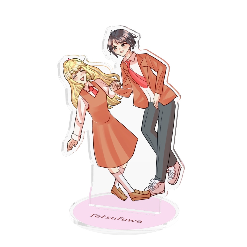 アクリルスタンド（ふわりとテツ）