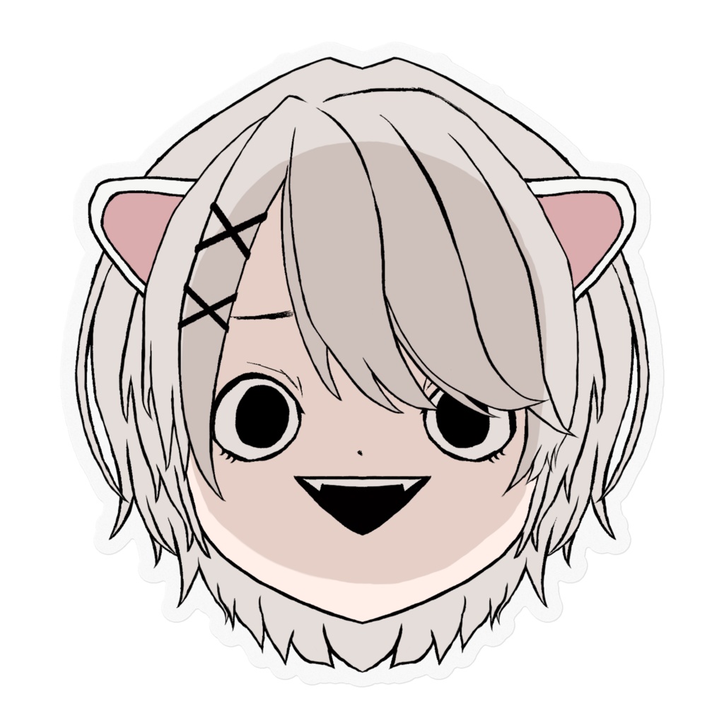 じょこむぎ「にぱっ」ステッカー