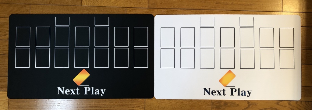 Next Play ラバー製プレイマット(白)