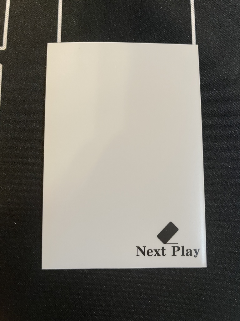 Next Playスリーブ(白) マット仕様 - Next Play ネクストプレイ - BOOTH