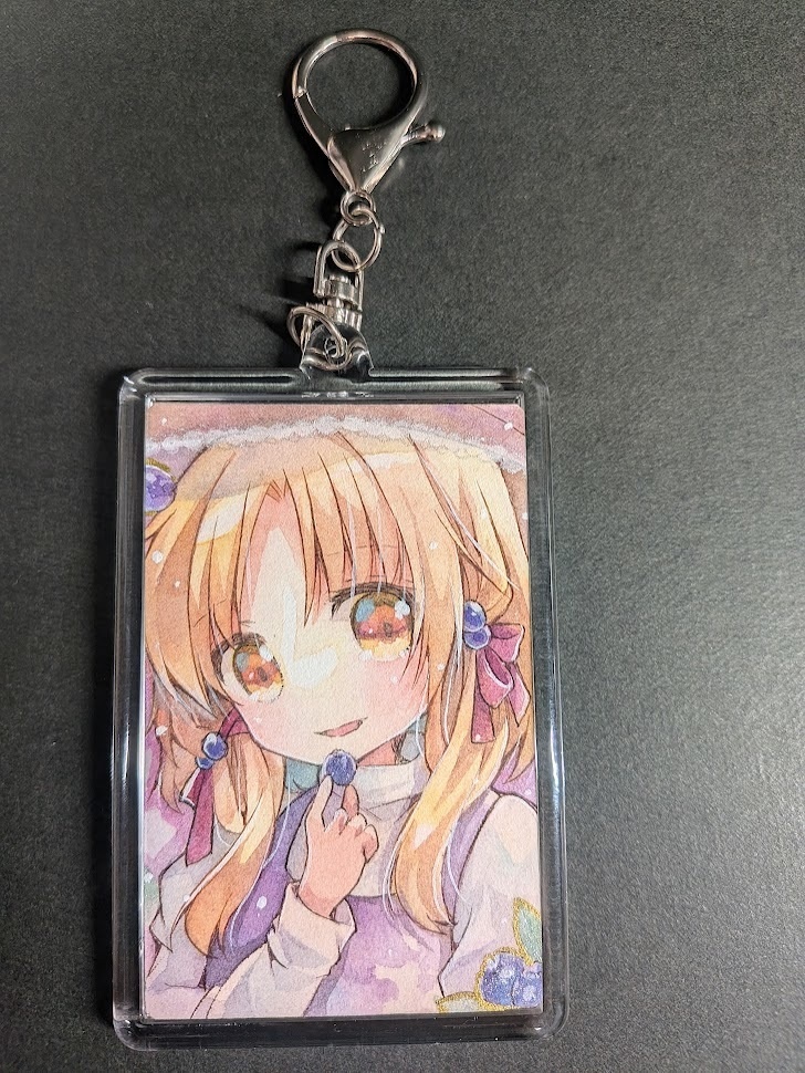 【原画キーホルダー】チョコレート・フルーツカラー原画【大遅刻】