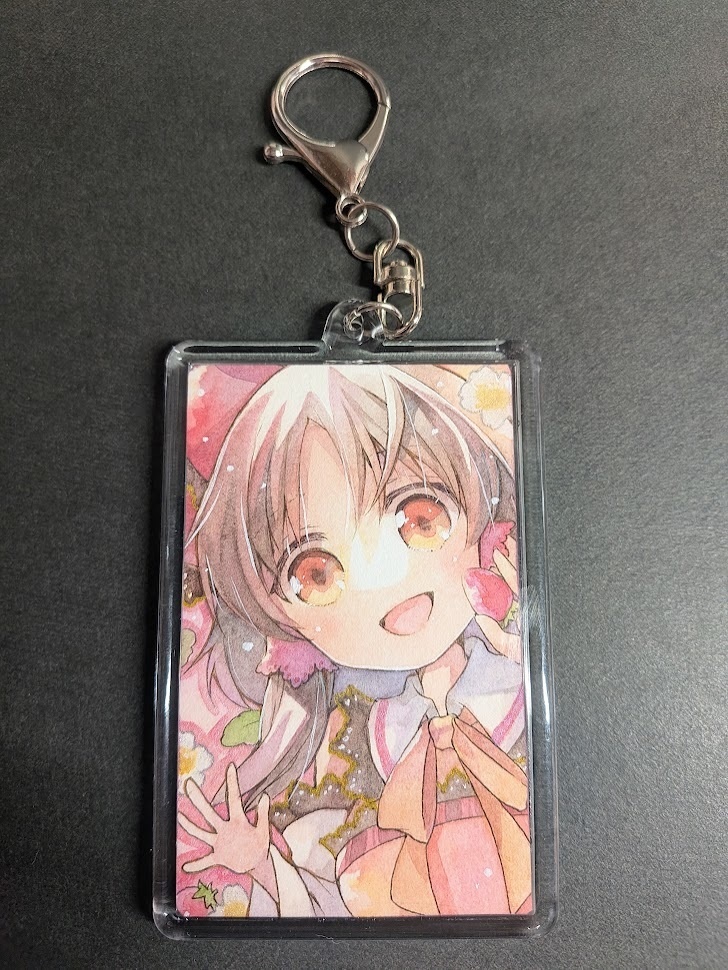 【原画キーホルダー】チョコレート・フルーツカラー原画【大遅刻】