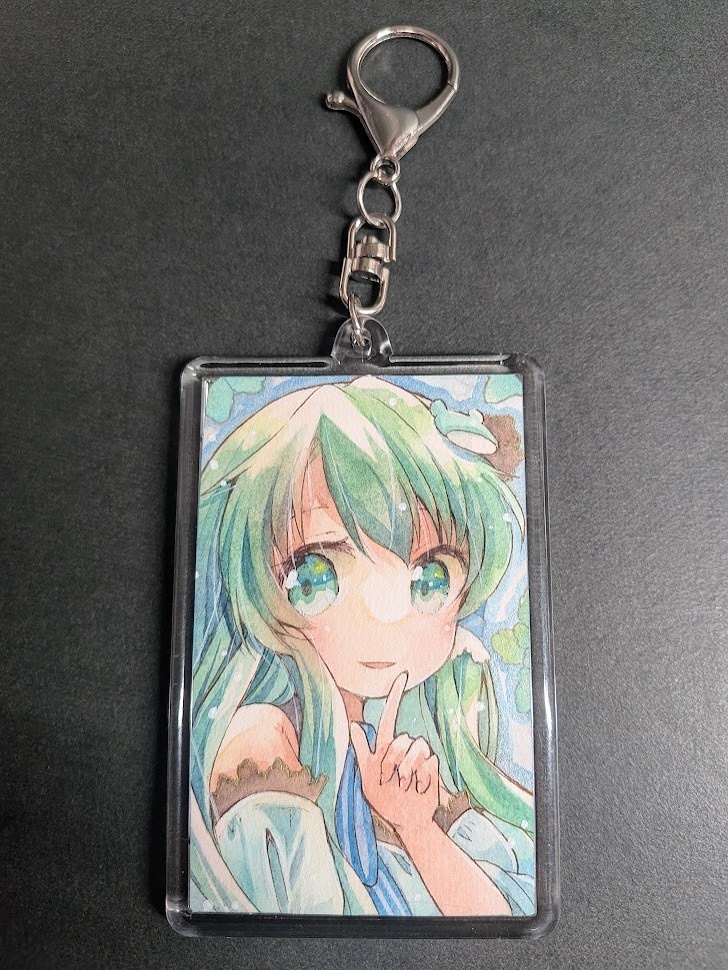 【原画キーホルダー】チョコレート・フルーツカラー原画【大遅刻】