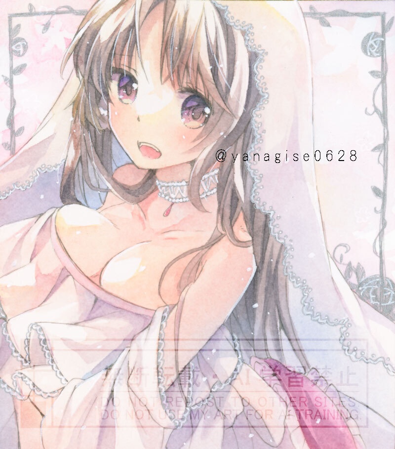 【原画】花嫁衣装霊夢さんver.2【寸松庵】