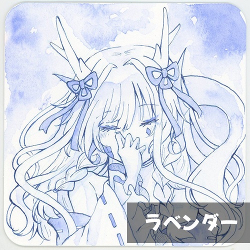 竜田万秋アナログイラスト（透明水彩）