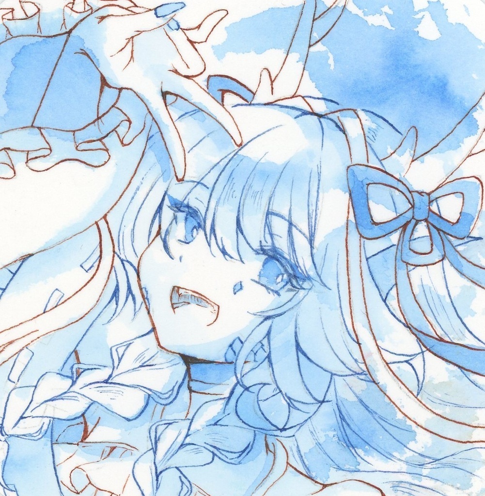 アナログイラスト依頼(原画発送付き)