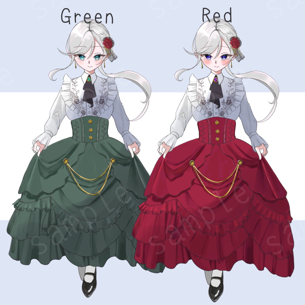 【TRPG】令嬢キャラ立ち絵