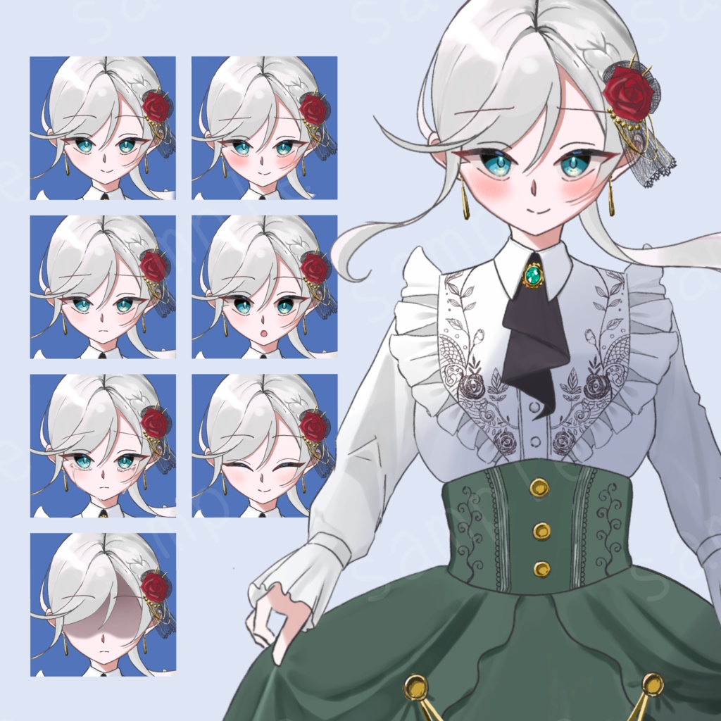 【TRPG】令嬢キャラ立ち絵