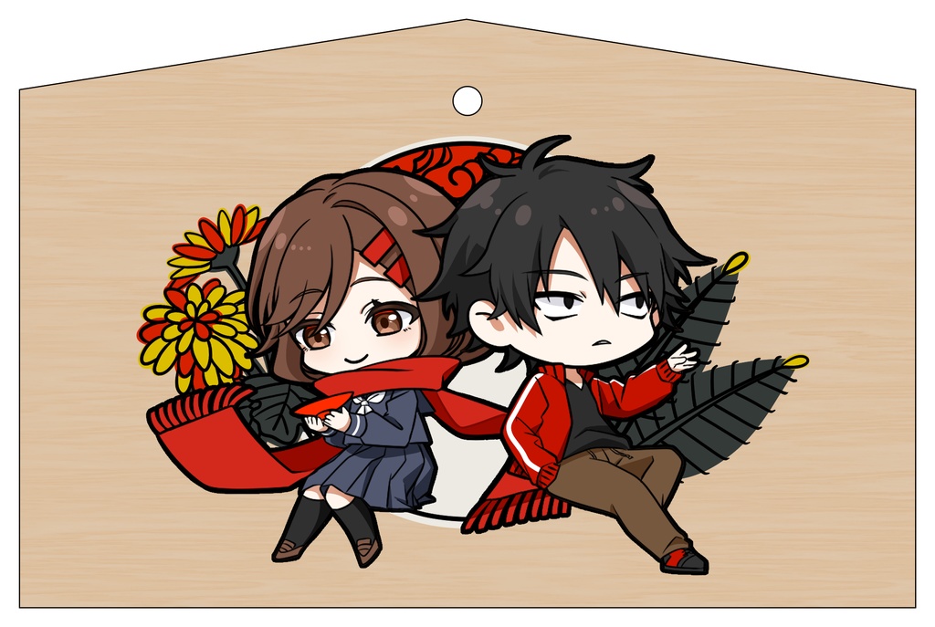 シンアヤ 花札風絵馬