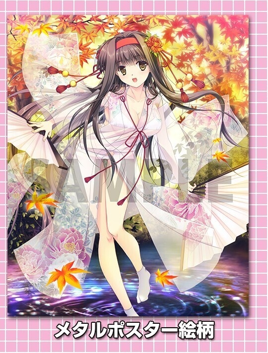 神楽大戦・御琴【巫女舞】メタルポスター（A4）【C108】