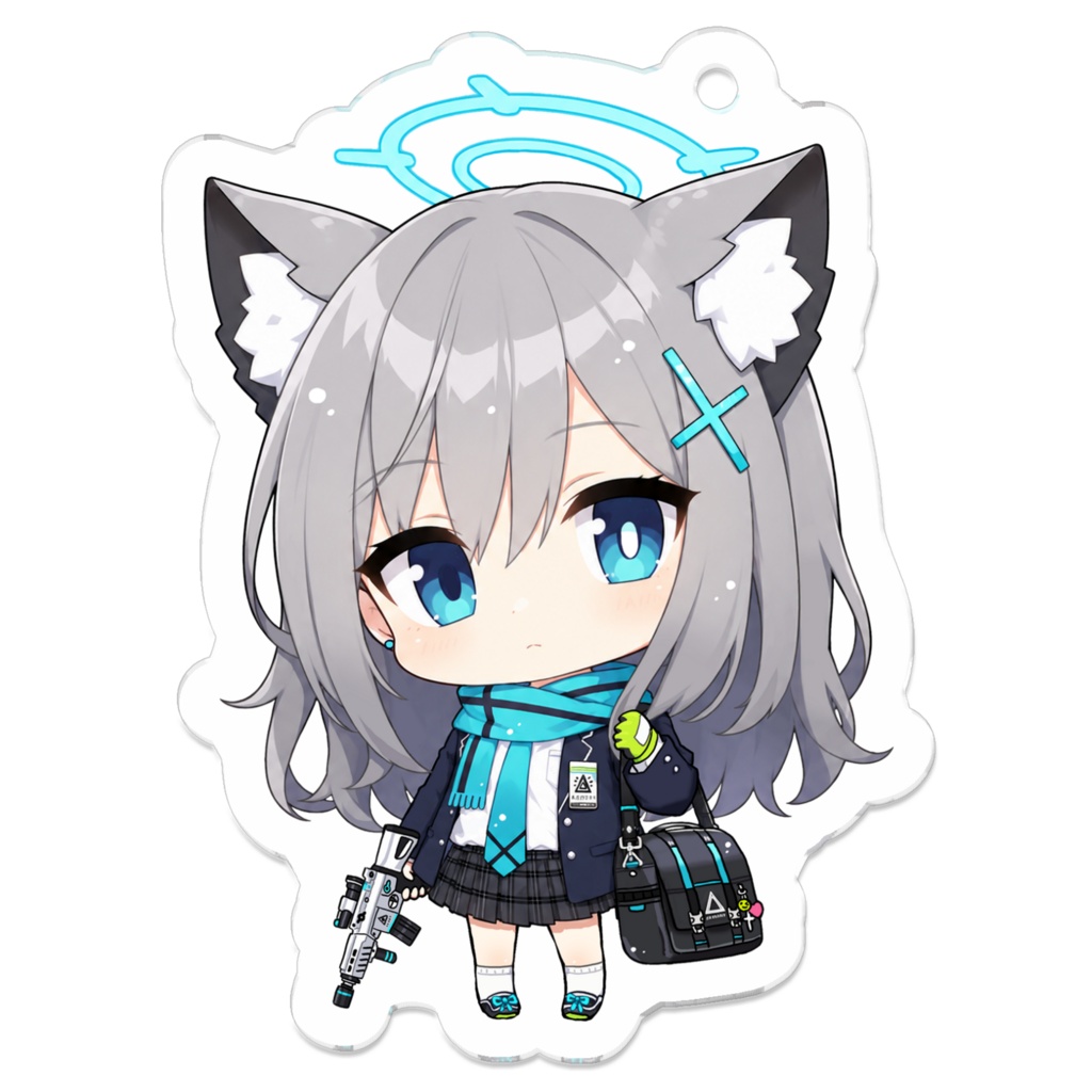 ブルーアーカイブ　シロコ　アクリルキーホルダー