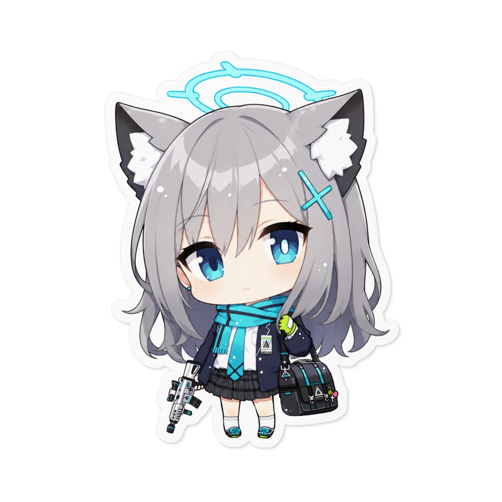 ブルーアーカイブ　シロコ　ステッカー