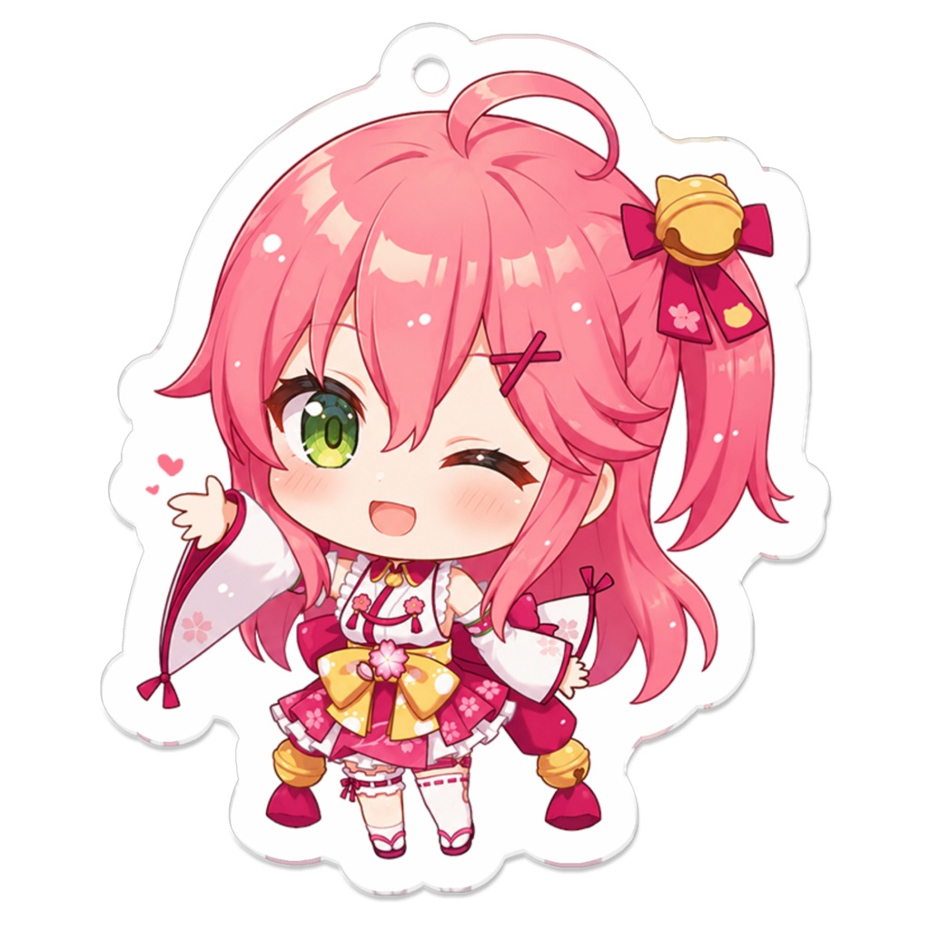 【非公式】さくらみこ　アクリルキーホルダー