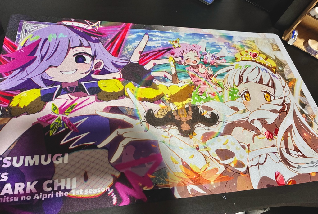 ひみつのアイプリ1期 ラバーマット(プレイマット)