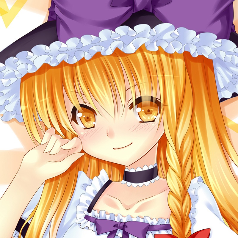 魁屋 東方Project 霧雨 魔理沙 添い寝抱き枕カバー タペストリー