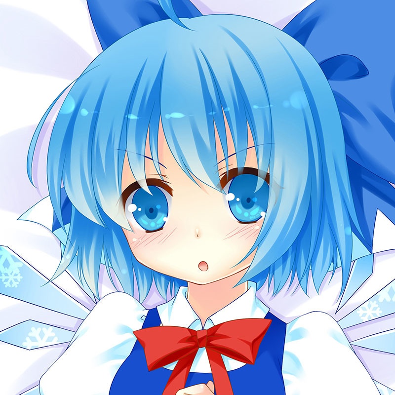 魁屋 東方Project チルノ 添い寝抱き枕カバー