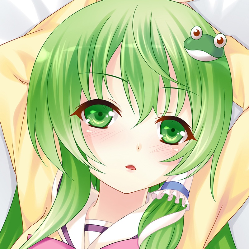 魁屋 東方Project 東風谷早苗 添い寝抱き枕カバー タペストリー VER C