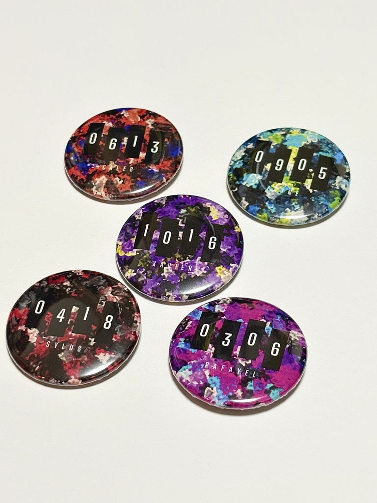 恋と深空イメージ 手描きペイント風38mm缶バッジ