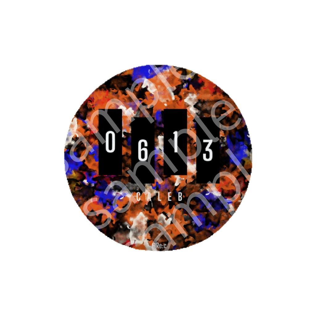 恋と深空イメージ 手描きペイント風38mm缶バッジ